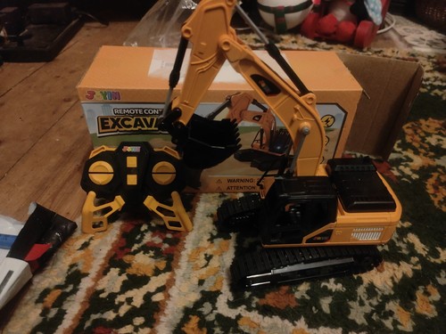 Remote control excavator - control,