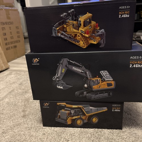 Remote control excavator - control,
