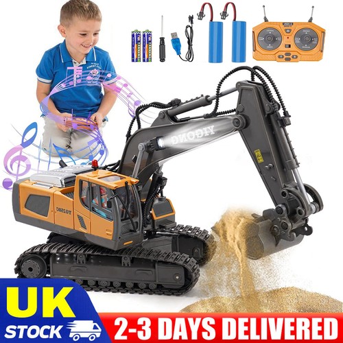 Remote control excavator - control, rc