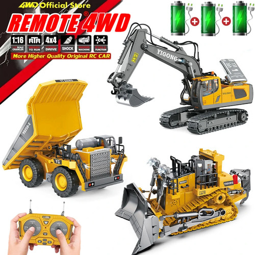 4wd remote control - remote, excavator