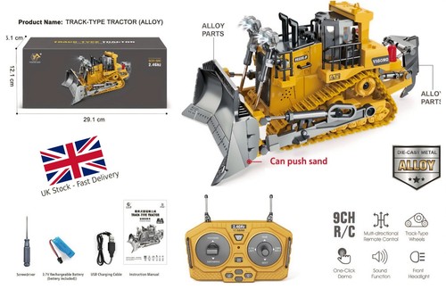 Remote control bulldozer truck - bulldozer,