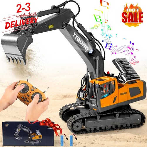 Remote control excavator toy - remote,