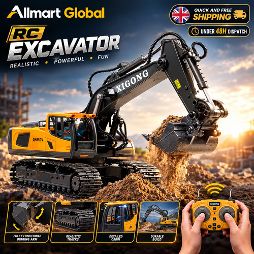 4wd excavator dump - rc,