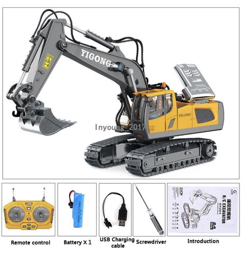 Remote control excavator - 1:20,