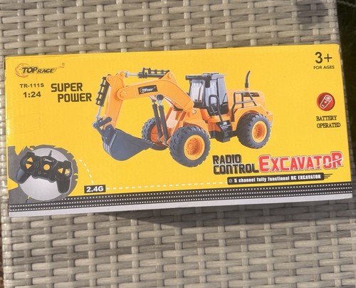 Digger remote control toy - control,