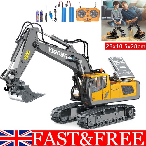 Remote control excavator toy - control,