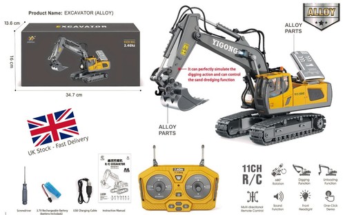 Remote control excavator truck - remote,