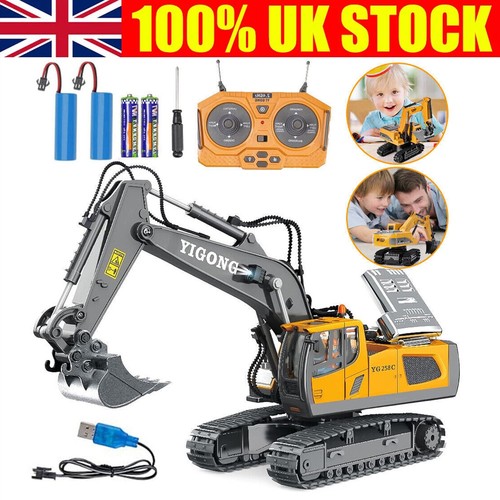 Remote control excavator toy - remote,