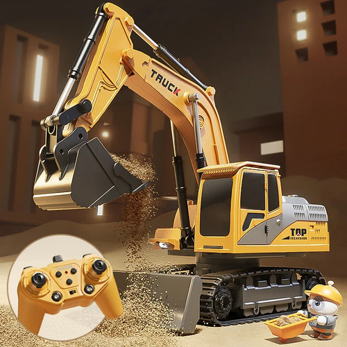 Alloy remote control excavator - alloy,